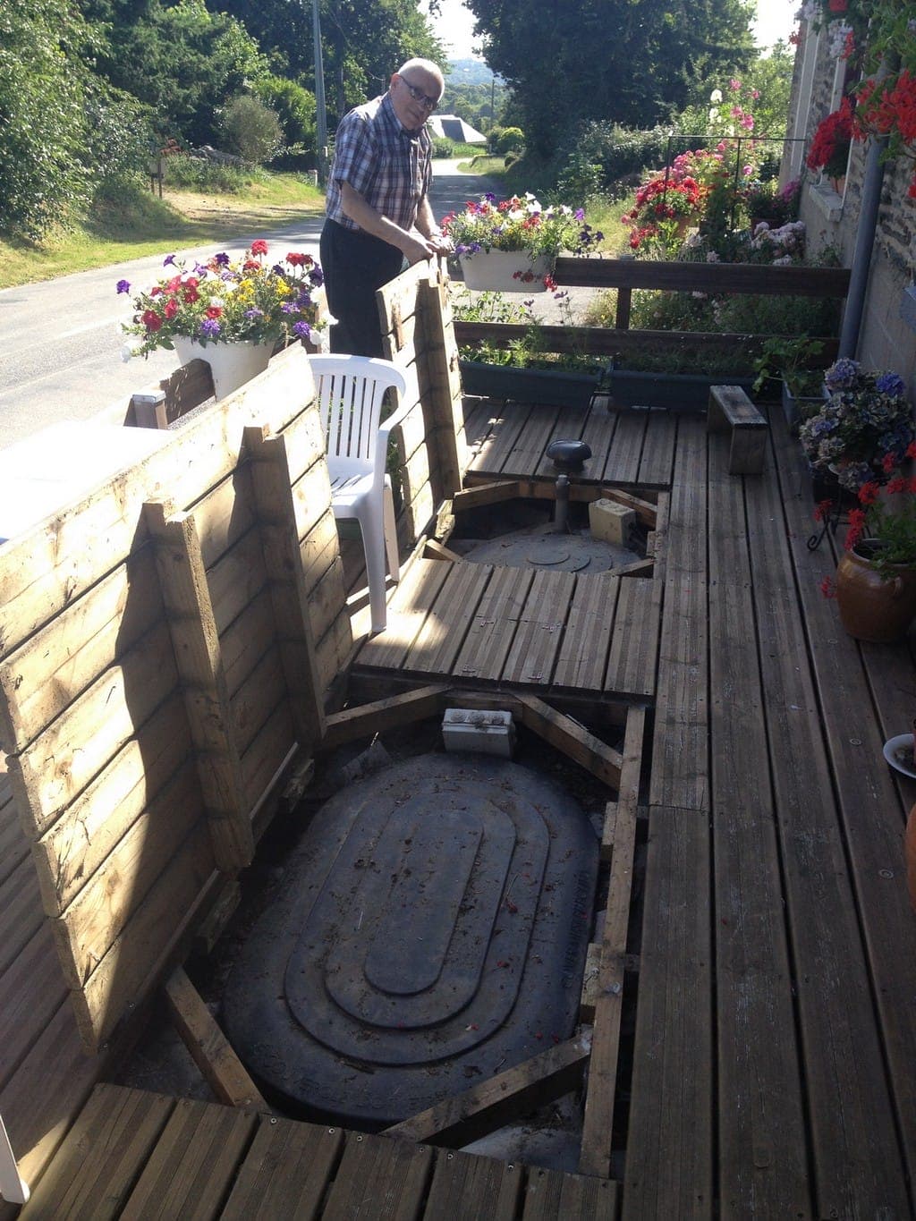 Hidden domestic BIOROCK Installation